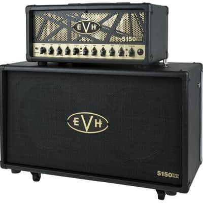 Used EVH 5150III EL34 212ST 2x12" Guitar Cabinet - Black image 2