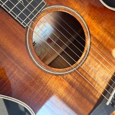 Taylor K24ce.  V-class bracing - Sunburst image 3
