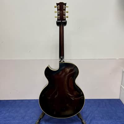 Vintage Ventura Hollow Body Electric Guitar Made in Japan with Case ES-175 Style image 13