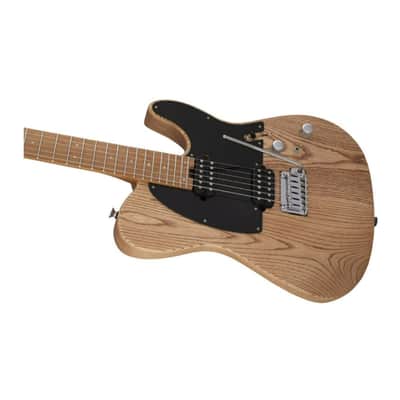 Charvel Pro-Mod So-Cal Style 2 24 HH 2PT CM Ash 6-String Right-Handed Electric Guitar with Caramelized Maple Fingerboard (Natural) image 5