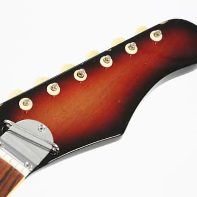 1966 Teisco Del Rey VN2 Baritone Electric Guitar - Very Cool Bari Model in 100% All Orig. Condition! image 19