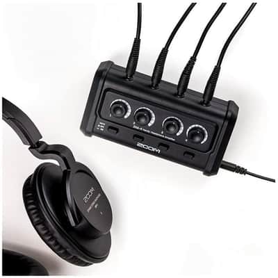 Zoom ZHA-4 4-Channel Battery-Powered Headphone Amplifier image 4