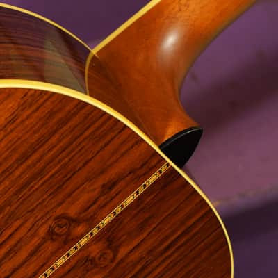2008 Gallagher G-70M 12-Fret Madagascar Rosewood Dreadnought Guitar (VIDEO! Ready to Go) image 12