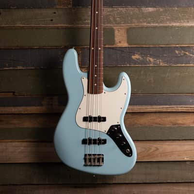 2020 Fender Vintera '60s Jazz Bass - Daphne Blue image 2