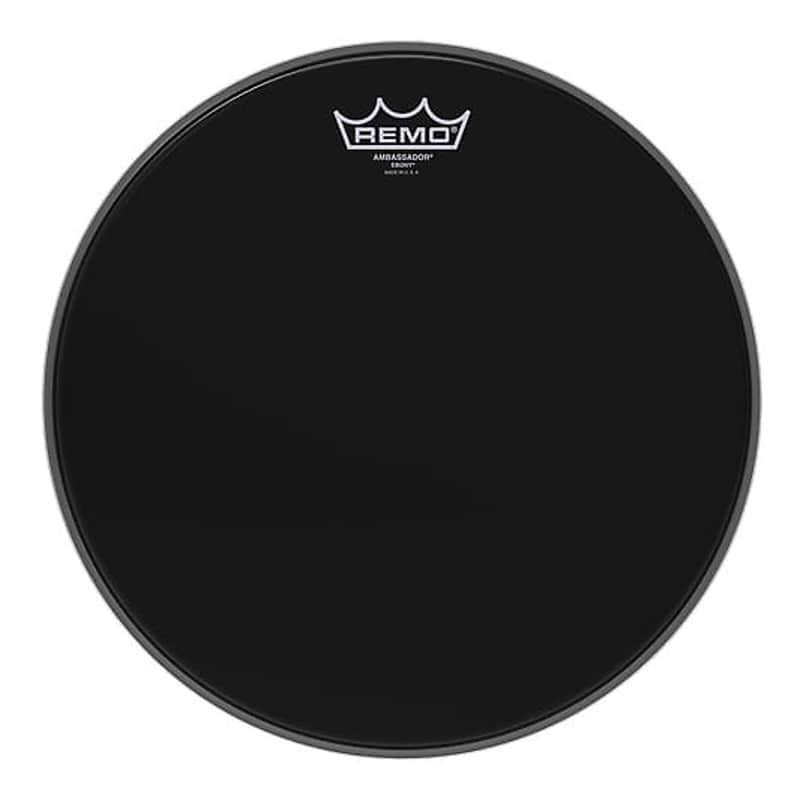 Remo 12" Ebony Ambassador image 1
