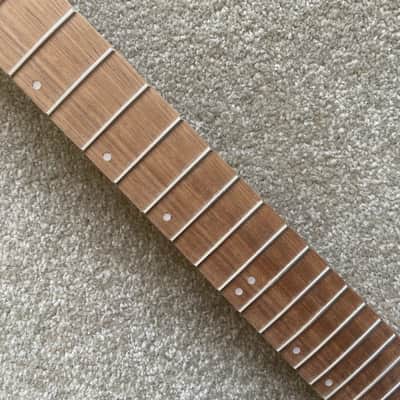 Short Scales Maple Wood DIY Project Guitar Neck, Rosewood 24 Frets Fingerboard image 13