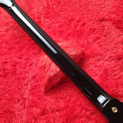 Rare Fernandes EX-85L Left Handed 1984 - Black - Explorer - Lightning Bolt Inlays - Set Neck - Made In Japan MIJ image 14