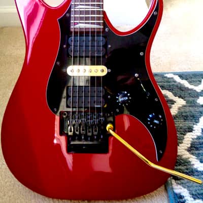 Fender   Heartfield Talon V 1991 Chrome Red MIJ FujiGen Factory Dimarzio Floyd Vinnie Moore Satchel image 2