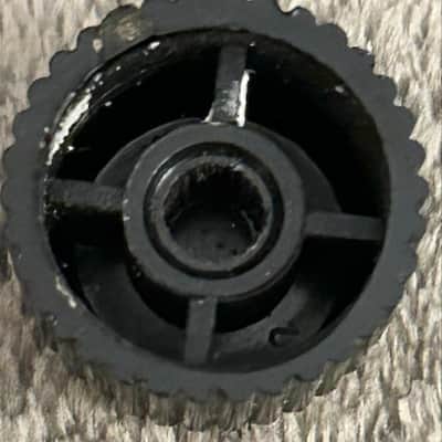 Harmony Silvertone Vintage USA Cupcake Tone Knob Black 1960s image 2