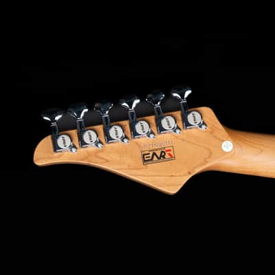 EART YMX-SG3,Roasted Book-match Mahogany Solid Body,22 Stainless Steel Frets,6-Point Synchronized Tremolo image 5