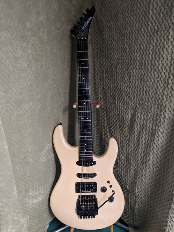Washburn G-23v Approximately 1986 Pearl Off White, Very Rare Guitar image 1
