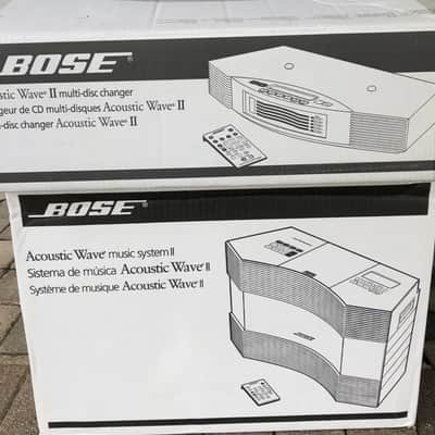 Brand New Bose Acoustic Wave Music System II and Wave Multi-Disc 5 CD Changer II - Graphite Grey, Black image 1