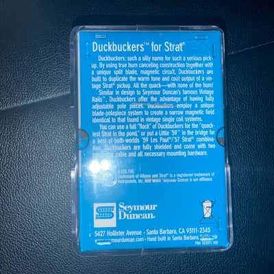 Seymour Duncan SDBR-1b Duckbucker Strat has Bridge Pickup 2025 - White image 2