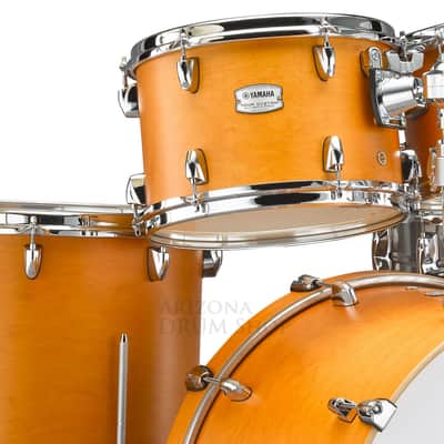 Yamaha New Tour Custom Maple Shell Pack TMP2F4CRS Caramel Satin 4 pc 22 10 12 16 image 2