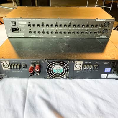 Samson PL1602 16-Channel PA system - GAD GT-1071 Speakers - Stewart Power Amp image 3