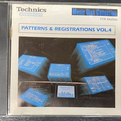 Technics Patterns & Registrations Vol 4 Disk for KN2000