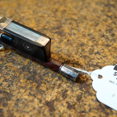 Ernst Heinrich Roth (Pre-WWII Germany) Brazilwood Violin Bow 1930s w/Mother of Pearl Inlay image 8
