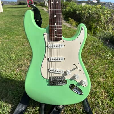 Video! Fender Partscaster Strat 2004 - Surf Green image 5