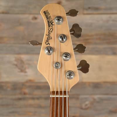 Music Man StingRay 5 Fretless Bass Natural USED LEFTY (s683) image 6