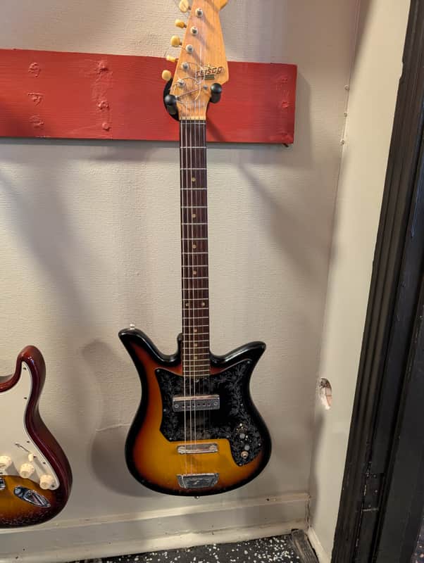 Teisco Et-110 made in Japan vintage clean electric guitar 60s/70s - Sunburst image 1