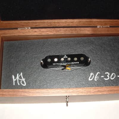 Seymour Duncan ZSL-1m Zephyr Silver Strat Middle RwRp Pickup (Black) image 5