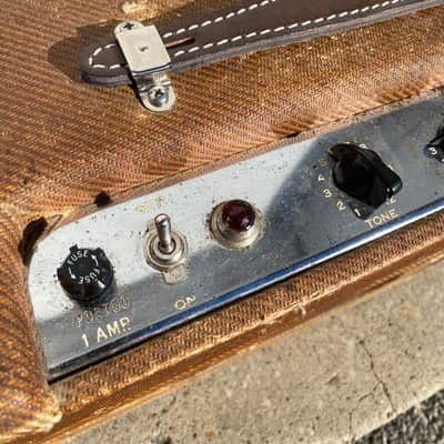 Fender Princeton 5F2 Narrow Panel 4-Watt 1x8" Guitar Combo 1956 - 1957 - Tweed image 6