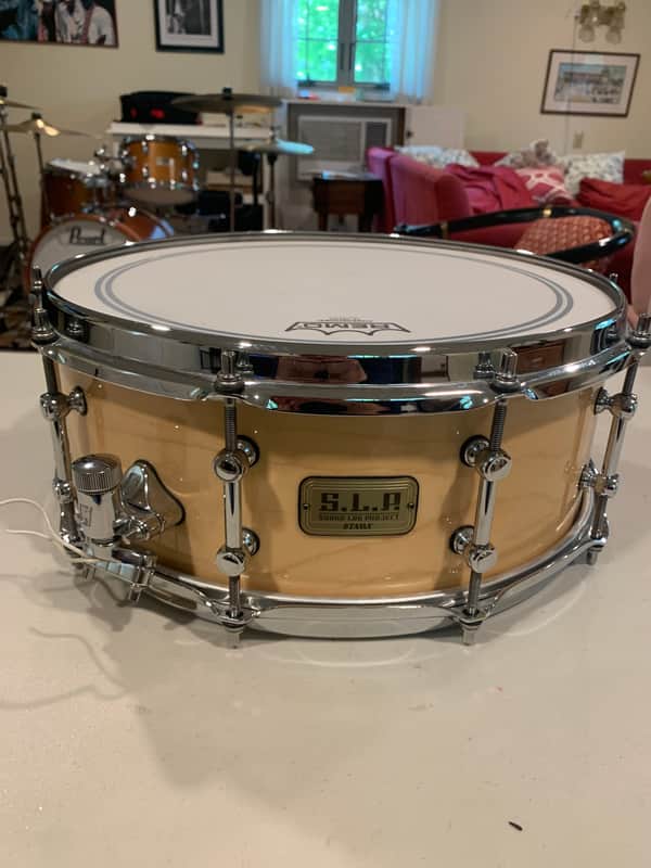 Tama LMP1455SMP 5.5x14" S.L.P. Series Classic Maple Snare Drum 2012 - Present - Natural image 1