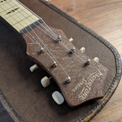 1940 Gibson Mastertone Special Vintage Lap Steel Guitar Brown W/OSSC CLEAN! image 7