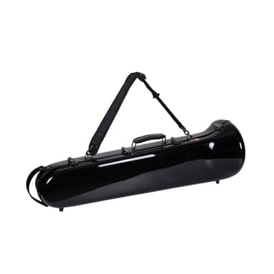 Crossrock King 3B & F-Trigger & Straight Trombone Hard Case with Backpack Straps in Black(CRF1020TBBK) image 1