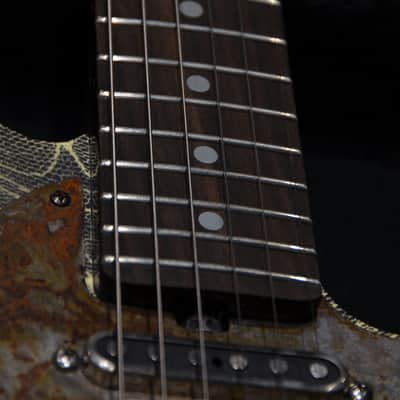 M-Tone TKO Custom T - Telecaster Nicotine Paisley + Lollars image 10