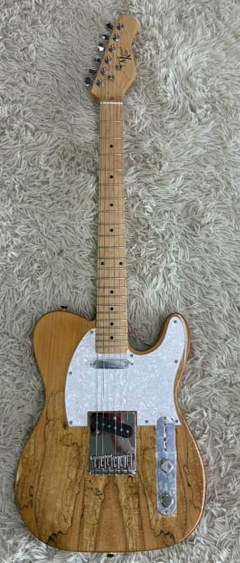 Michael Kelly Model MK53SSPMRO 1953 T-Style Electric Guitar, Spalted Maple image 1