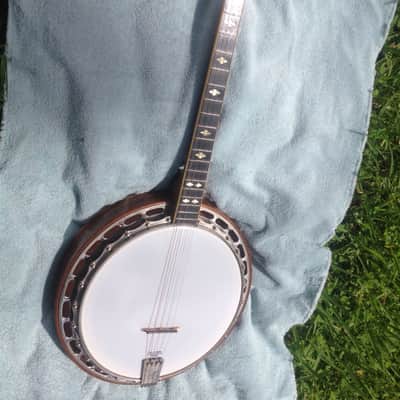 Ludwig Kingston vintage 4 string Tenor Banjo 1920's / 1930's w/case Sweet! image 3
