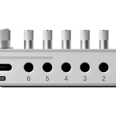 Teenage Engineering TX-6 Ultra-Portable Pro Mixer and Audio Interface - Silver image 7
