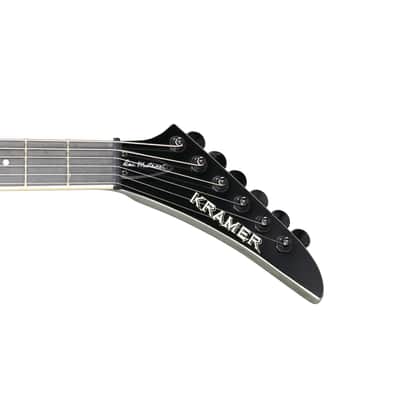 Kramer Dave Mustaine Signature Vanguard Guitar w/ Seymour Duncan Pickups - Silver Metallic image 8