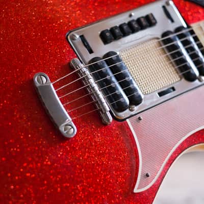 1962 Hagstrom P46 Deluxe - Red Sparkle image 3