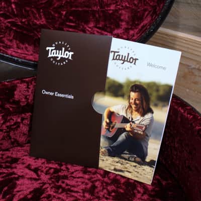 Used (2021) Taylor Builder's Edition 517 Left-Handed Acoustic Guitar with Western Floral Hardshell Case image 14