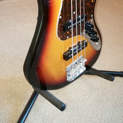 Fender Japan Jazz Bass Short Scale 2014 Three Tone Sunburst (JB62SS) image 5