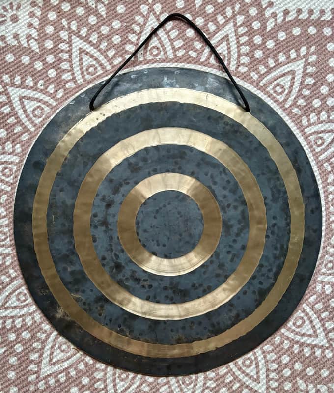 50cm 20" Venus Wind Feng Gong - hand-hammered bronze image 1
