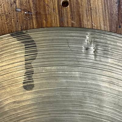 Istanbul K Zildjian 14" Hi Hats 1959-1966, intermediate stamp - B20 bronze image 9