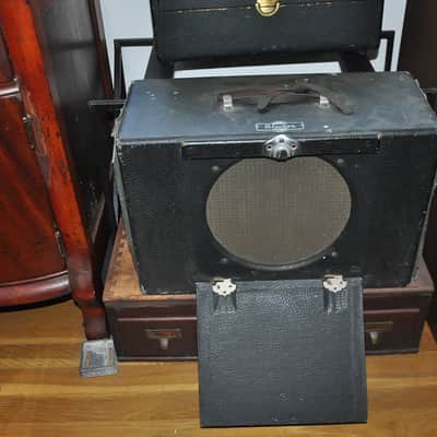 Electar Epiphone Model M 1937 sunburst with Model M amp image 5