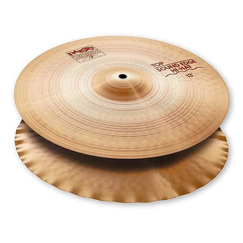 Paiste 13" 2002 Sound Edge Hi-Hat Cymbals (Pair) image 1