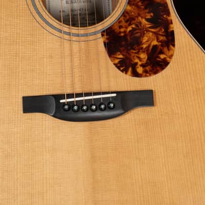 *Dread-Not Certified Used* Boucher BG-41-G Bluegrass Goose Series Gold Torrefied Adirondack/Mahogany OM Guitar w/K&K Pickup #1015 image 3
