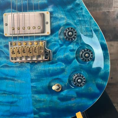 PRS Wood Library DGT, David Grissom Signature, Electric Guitar, Quilt 10 Top, Aquableaux Finish, PRS Paisley Case, 559 image 16