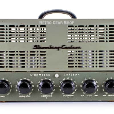 Stromberg Carlson AU 57 Tube Amplifier Head Mic Preamp Vintage Rare Analog AU57 image 2