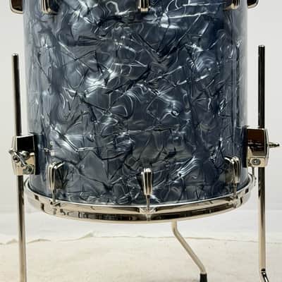 Slingerland 22/13/16" Radio King Drum Set - Black Diamond Pearl image 16