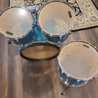 Tama Starclassic Performer Drums 1990s - Gravure Marine Blue image 9