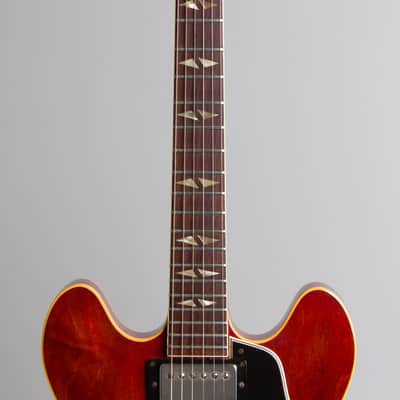 Gibson Trini Lopez Standard Semi-Hollow Body Electric Guitar (1966), ser. #401222, original black tolex hard shell case. image 8