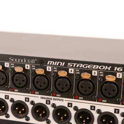 Soundcraft Mini Stagebox 16 Cat 5 16-CH Digital Stagebox with MADI Card CG010VG image 5