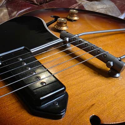 Gibson ES-225T 1956 ARTIST OWNED by JETHRO TULL Studio Thinline Jazz Rock Guitar Brazillian Rosewood, P-90 Florentine Archtop Hollowbody 225 175 image 14