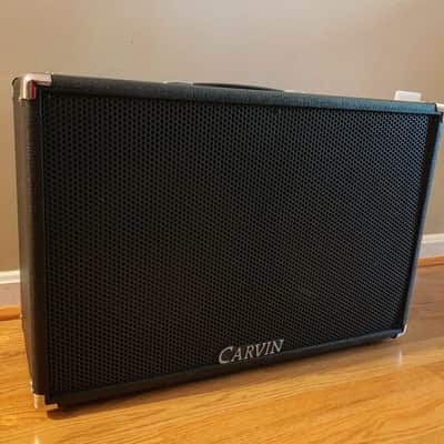 Carvin V212 2x12 Speaker Cabinet Mid 2010s Black Vinyl image 1